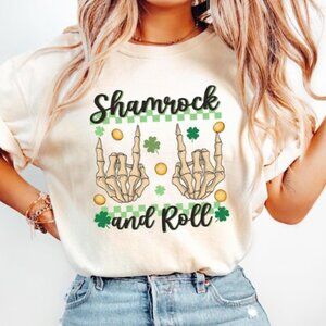 Shamrock And Roll St Patrick's T-shirt, Funny St Patrick's Day Shirt